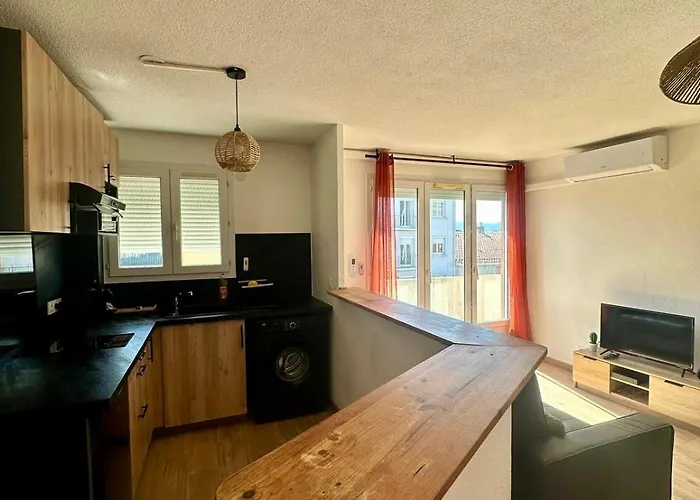 La Savane Avec Parking Privatif Et Climatisation Apartamento Perpinhã